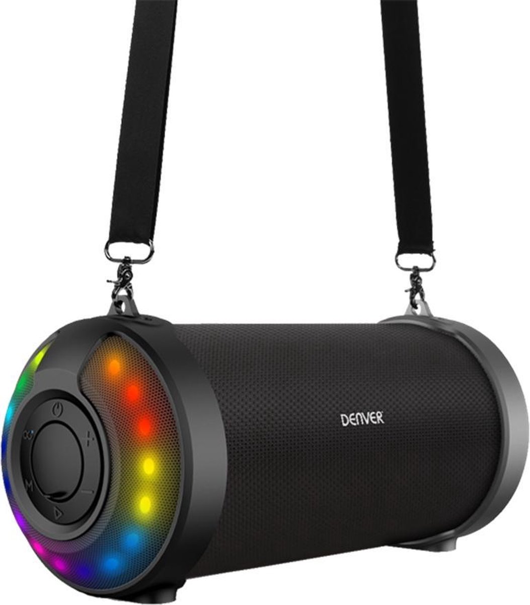 Bluetooth-luidsprekers Denver Electronics BTG-212 1500 mAh LED RGB 8,5 W Zwart