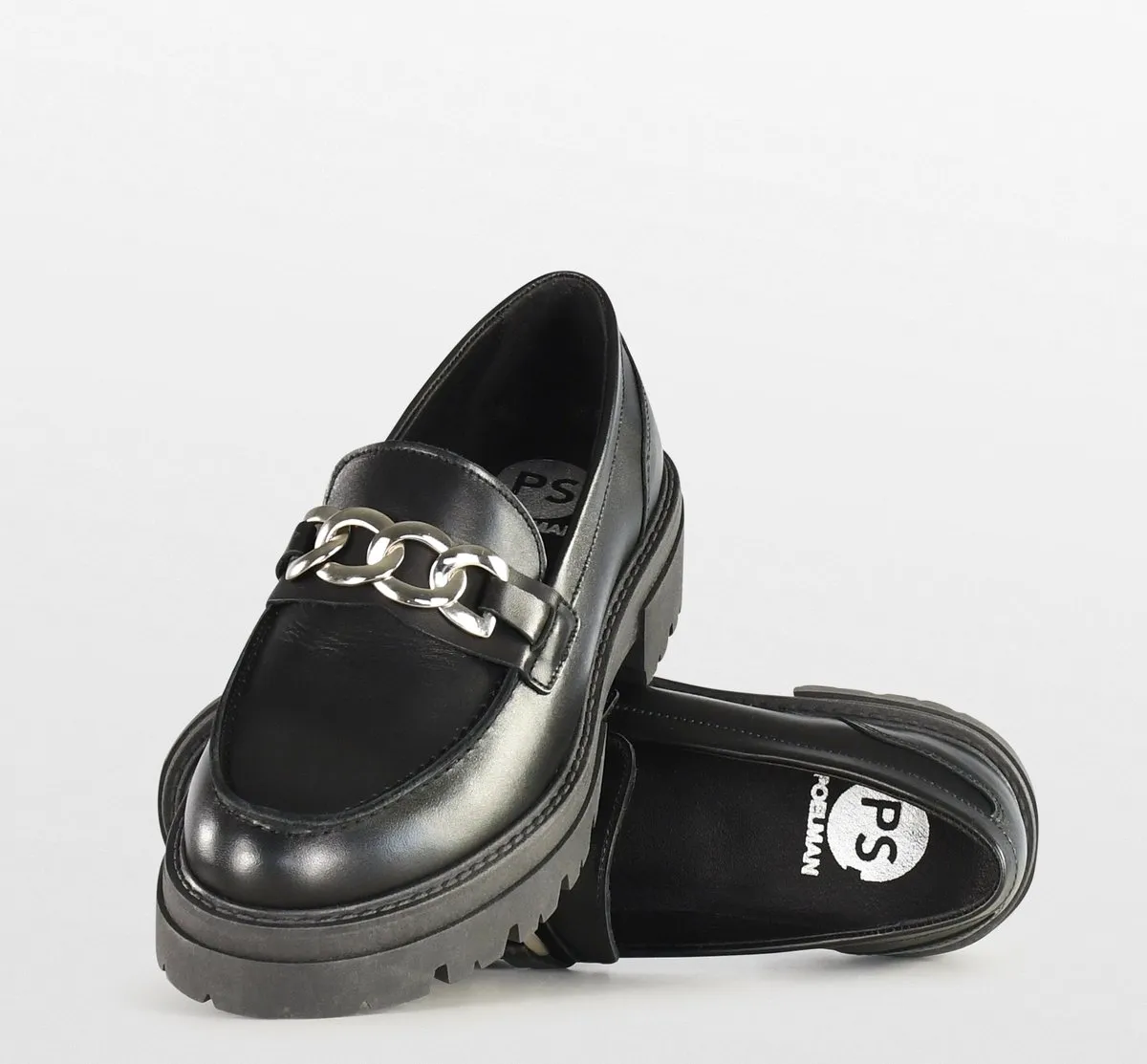 PS Poelman - maat 38- ROCKLAND Dames Loafers - Instappers - Zwart