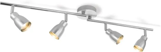 Home sweet home LED opbouwspot Alba 4 lichts 81 cm - aluminium