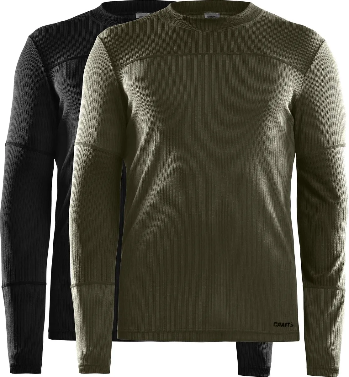 Craft - Maat L - CORE 2-pack Baselayer Thermoshirts Heren - Zwart