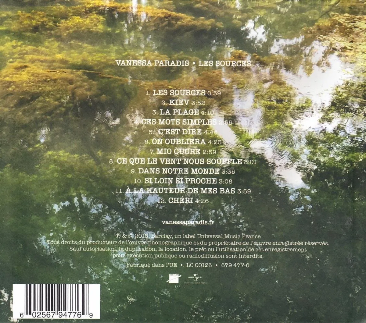 Vanessa Paradis - Les Sources (CD)