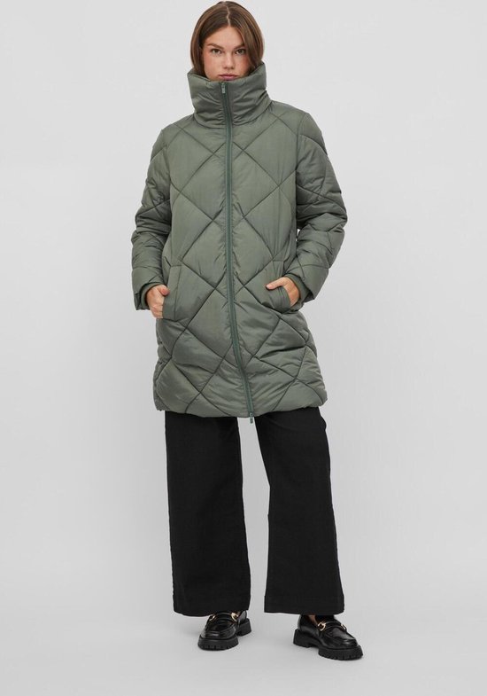 Vila Maat 34  Jas Viadaya New Quilt Jacket/su - Noos 14074434 Laurel Wreath Dames Maat