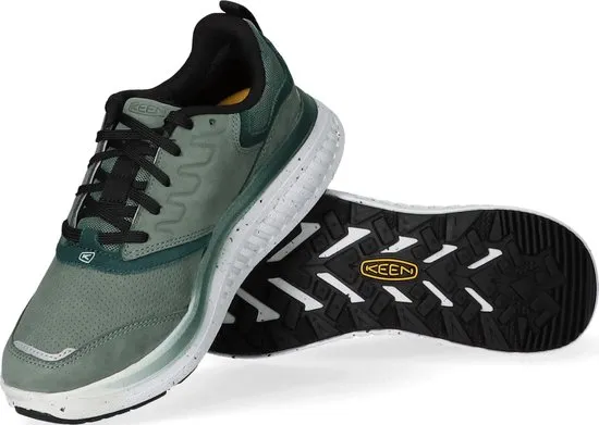 Keen WK400 -maat 40- Leather Dames Wandelschoenen Dark Forest/Sea Moss