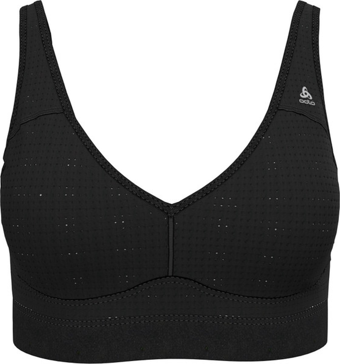 bh, sports-bra, black, padded, sleeveless