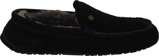 Warmbat - Maat 43 - Earlwood Men Suede Heren Sloffen - Zwart