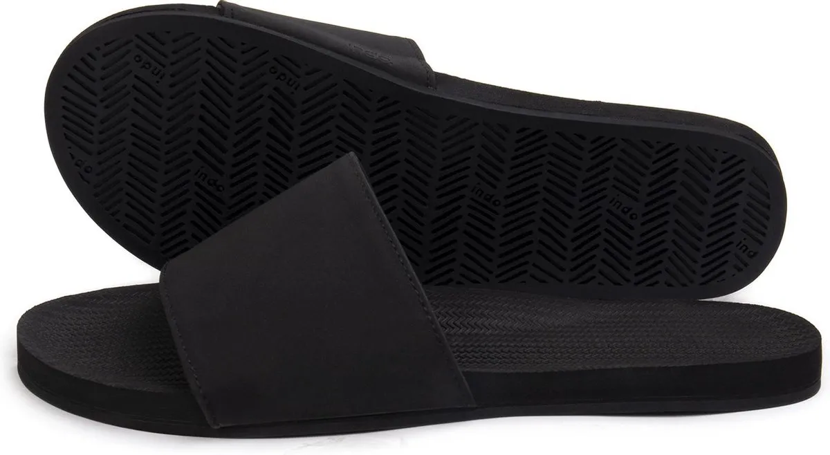 Indosole Slides Essential - Maat 35/36 - Dames Slippers - Zwart