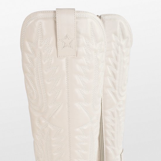 POSH by Poelman JILL -maat 37- Dames Western Laarzen - Off White