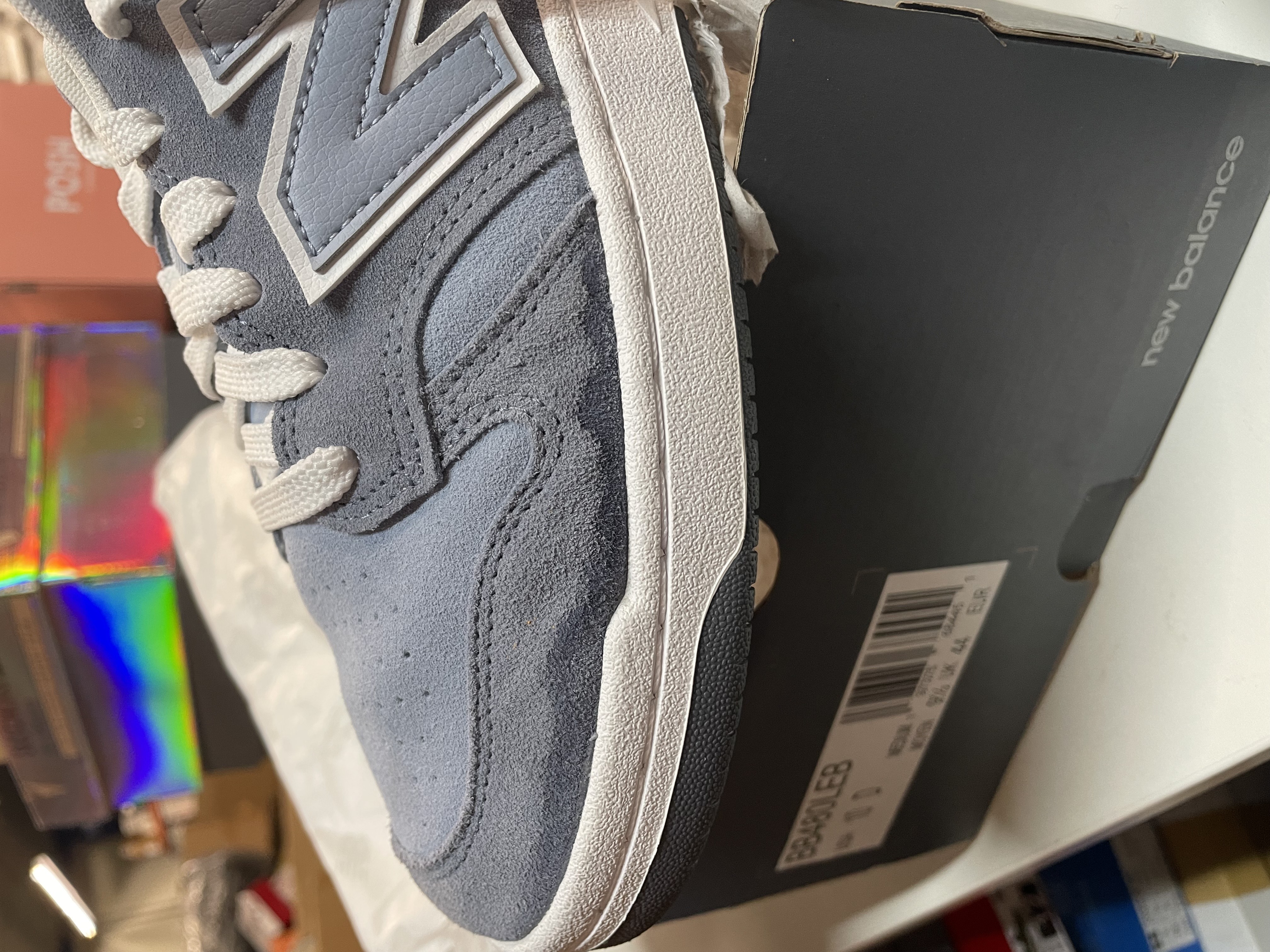 New Balance BB480 - maat 44 - Unisex Sneakers - ARCTIC Grijs