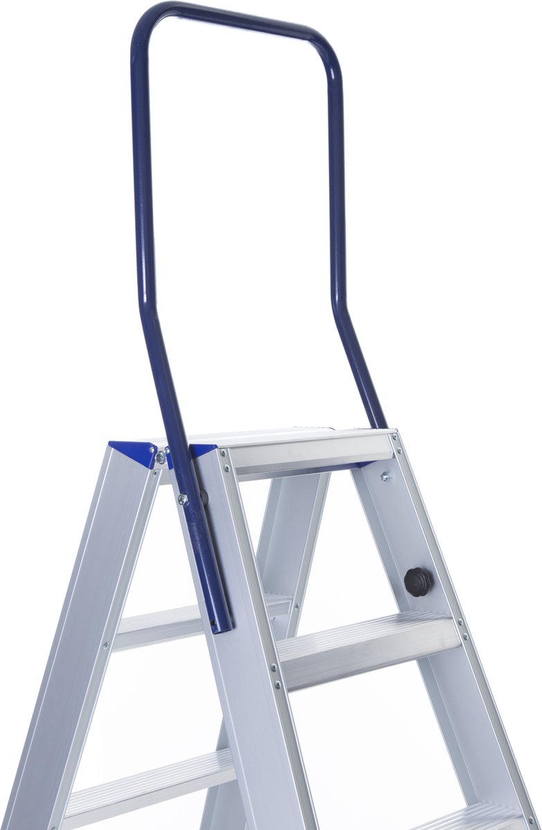 ladder, stepladder, aluminium, handrail, antislip