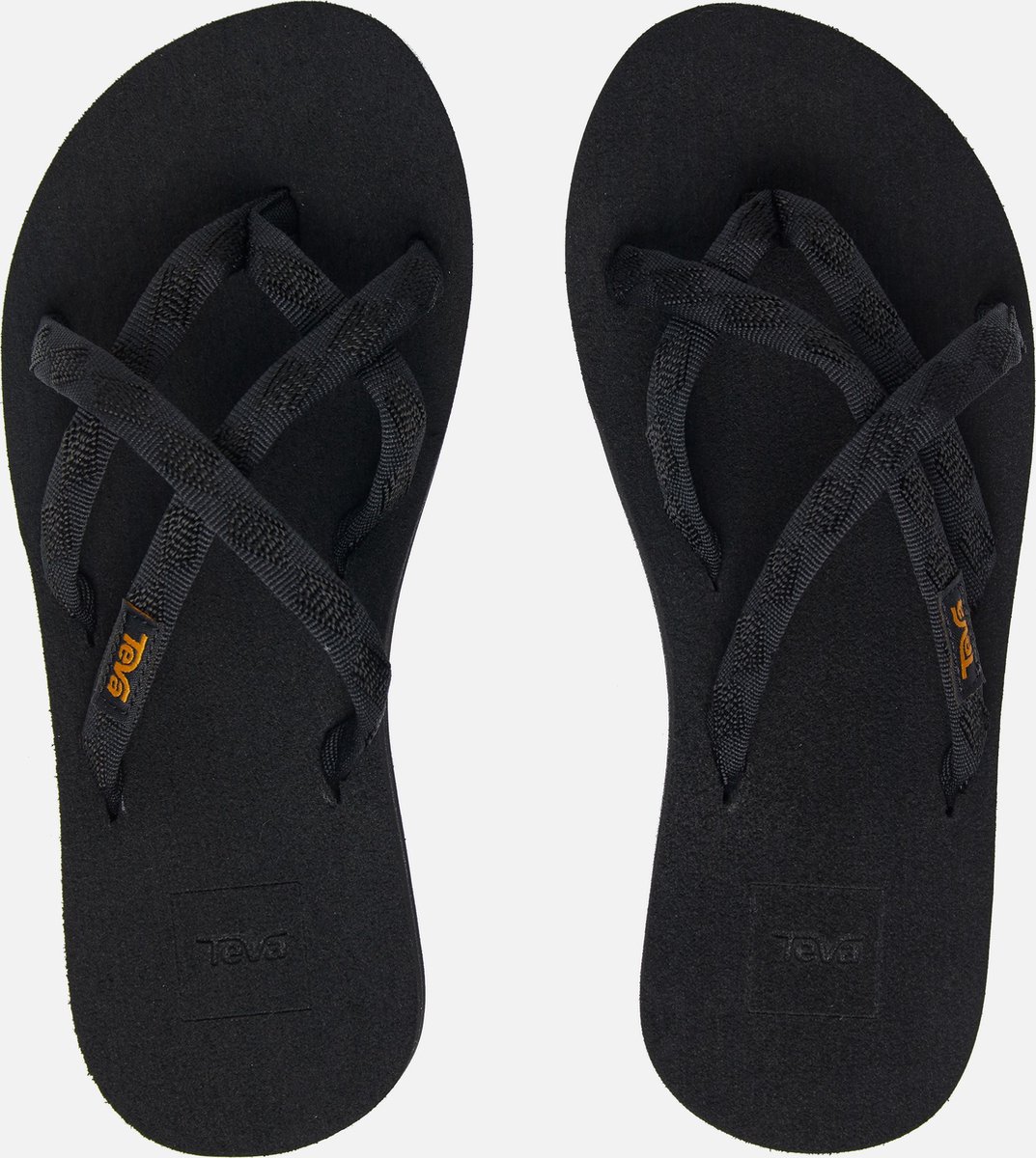 Teva - Maat 39 - W Olowahu Dames Slippers - Zwart
