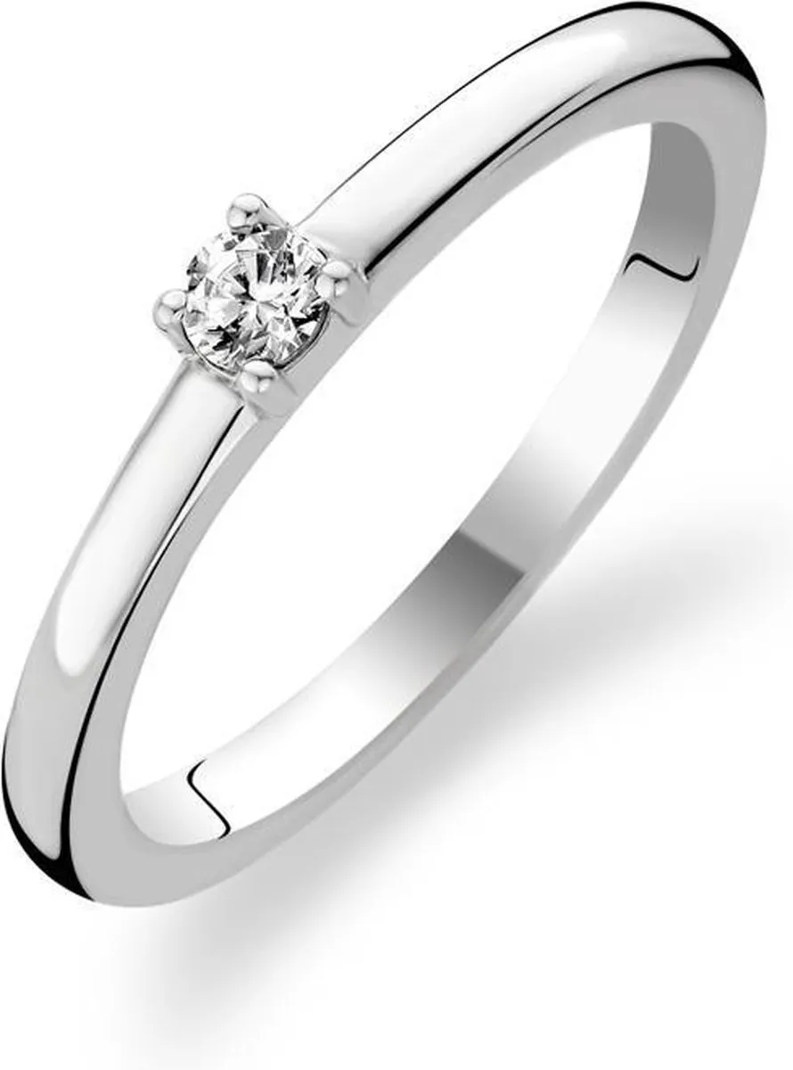 TI SENTO Milano Ring 1871ZI - Maat 16,5 mm - Gerhodineerd Sterling Zilver