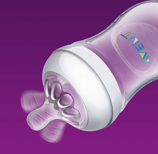 Philips Avent Natural babyfles – SCF030/17 babyfles (0m+) voor langzame toevoer