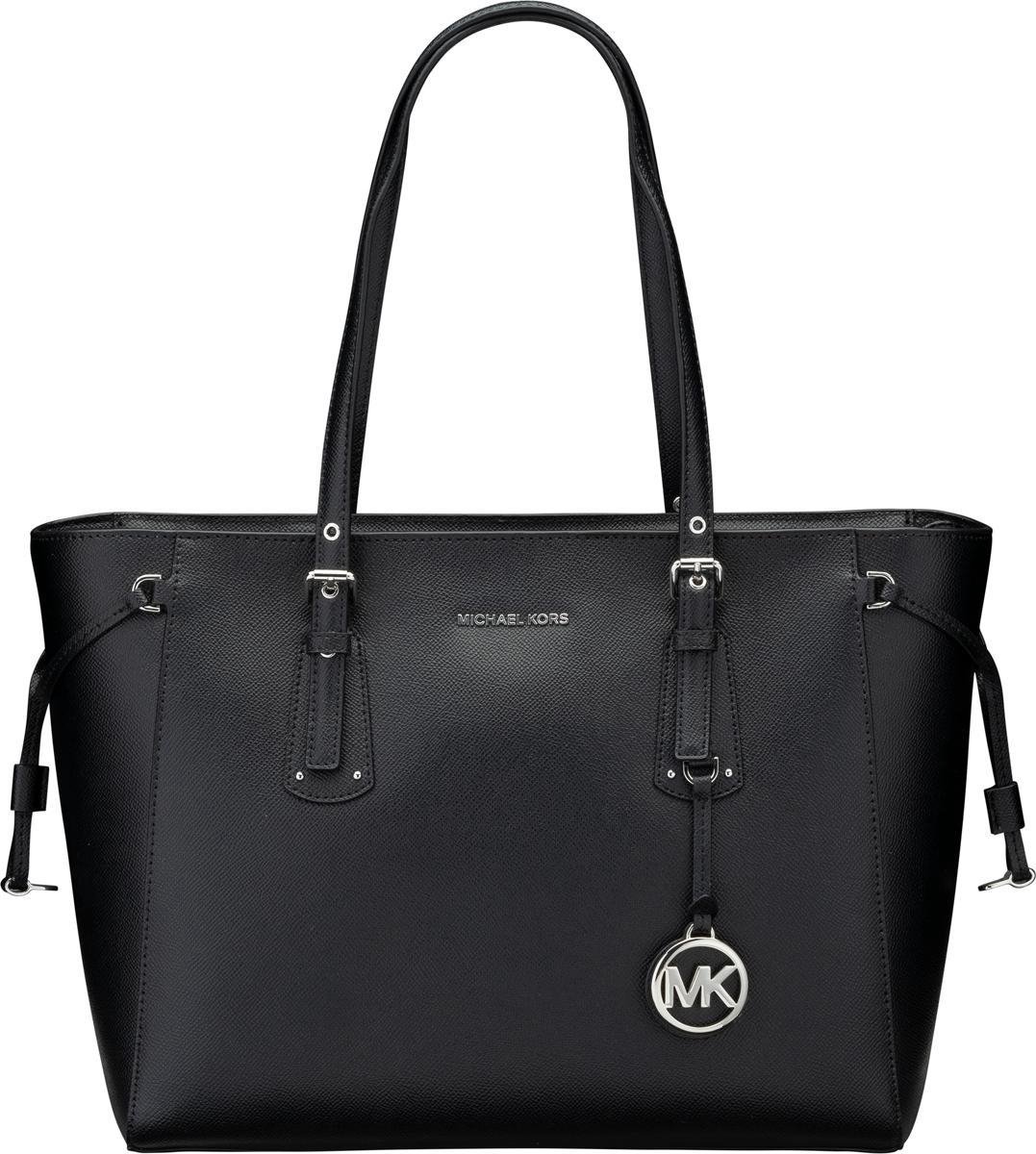 Michael Kors Voyager M Dames Schoudertas - Zwart
