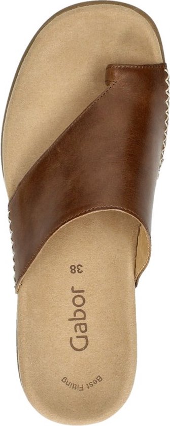 Gabor - maat 41- 03.700.24 Dames Slippers - Bruin