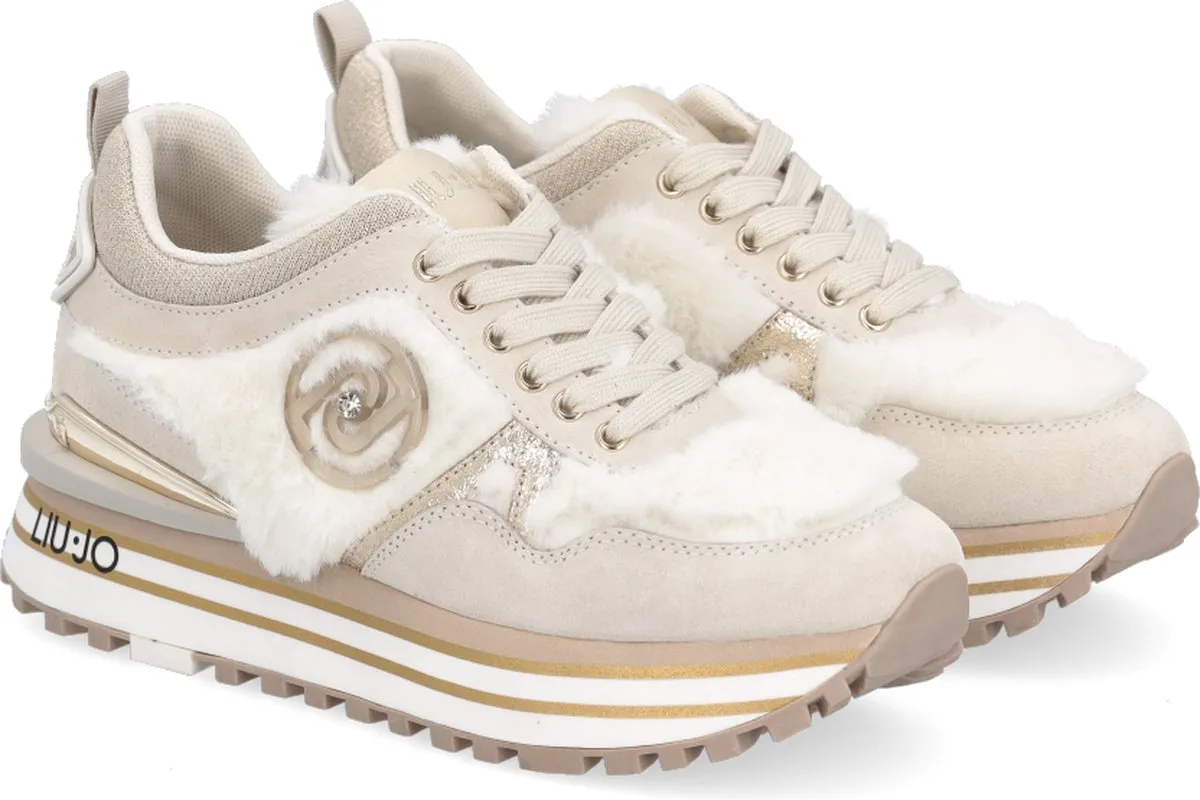Liu Jo - maat 38- Maxi Wonder 48 Lage sneakers - Dames - Beige