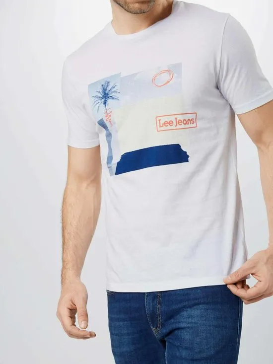 Lee BOTANICAL PRINT Heren Shirt - Maat M