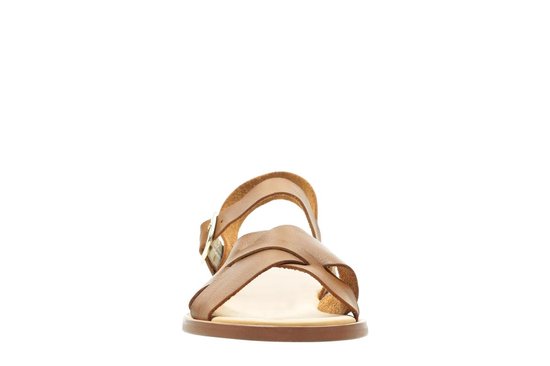 Clarks - 39 - Willow Gild Dames Sandalen - Tan Leather