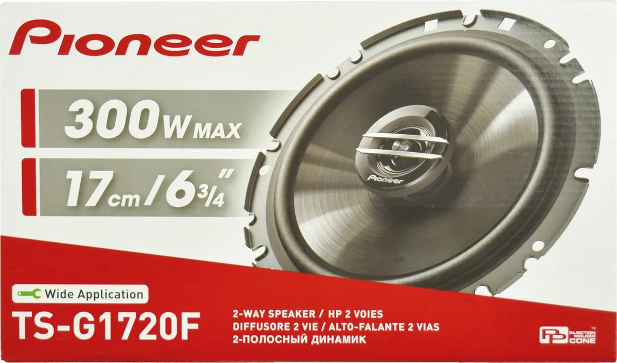 Pioneer TS-G1720F Autospeakers 2 weg 17 cm - 300 W