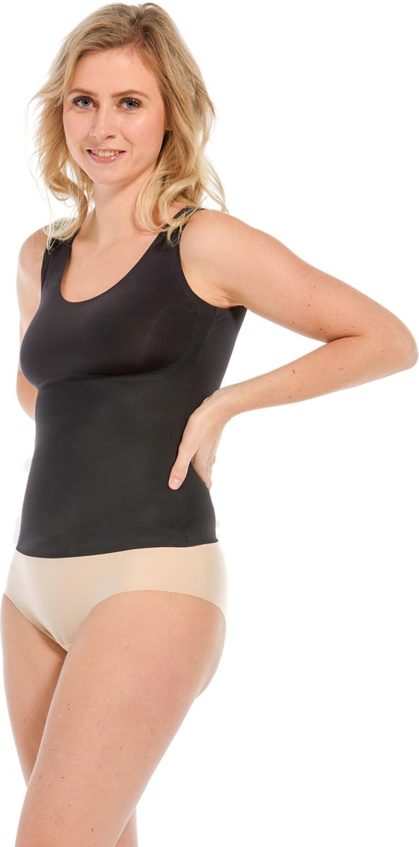 MAGIC Bodyfashion - Maat XL - Tone Your Body Tanktop Zwart Vrouwen