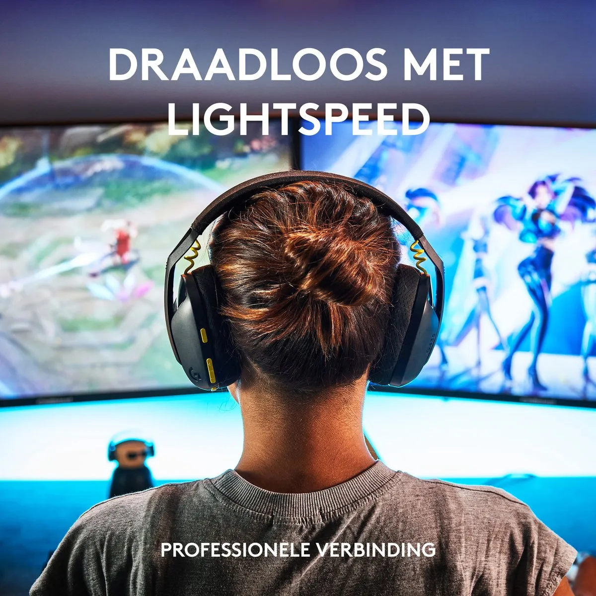 Logitech G435 - LIGHTSPEED en Bluetooth draadloze gaming headset - Zwart