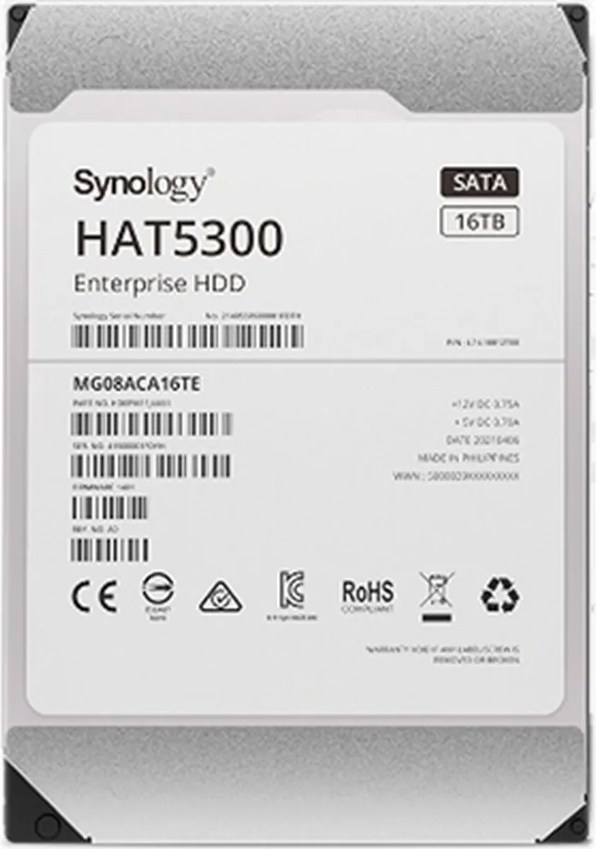 Synology HAT5300-16T 16 TB Buffer 512 MB Hard Drive