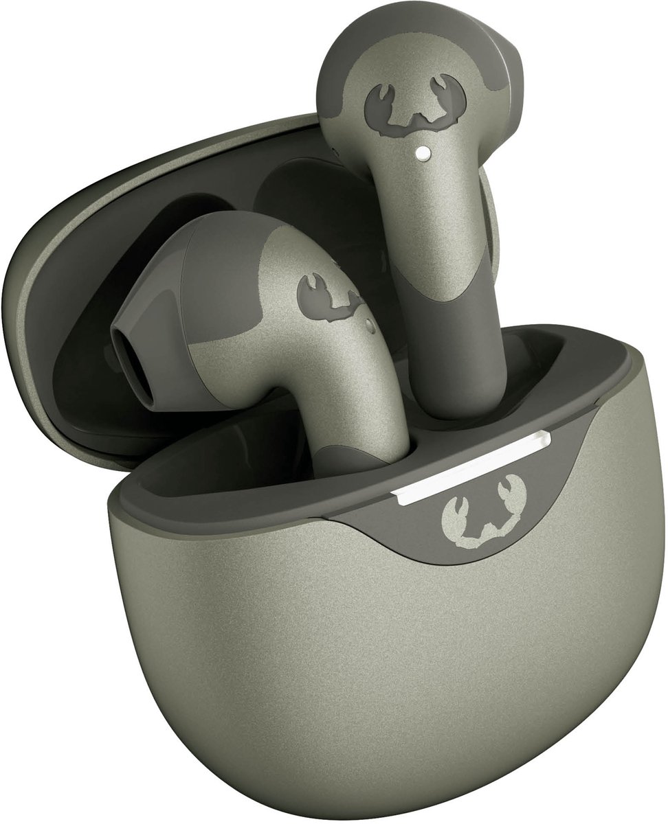 oortjes, true wireless, in-ear, case, grijs