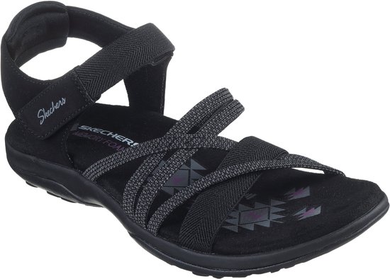 sandalen, sportieve sandaal, zwart, riemen, comfort