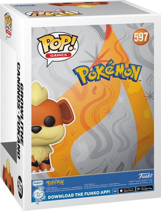 Funko Pop #597 - Pop Games: Pokémon - Growlithe