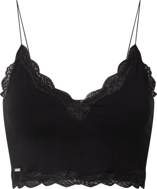 MAGIC Bodyfashion - Maat M - Cozy Crop Top Black Vrouwen