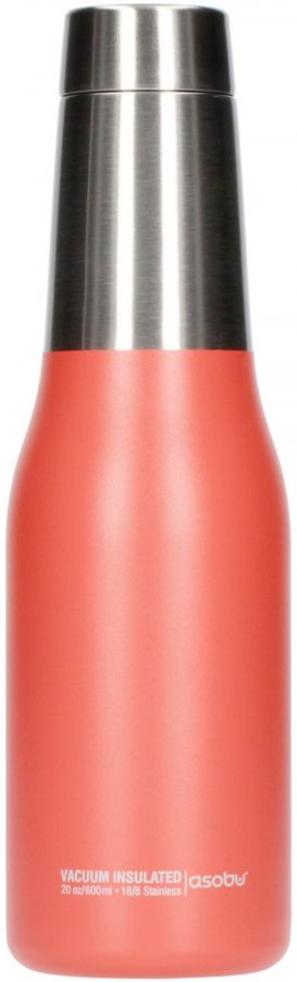Asobu Oasis Water fles 600 ml- Peach
