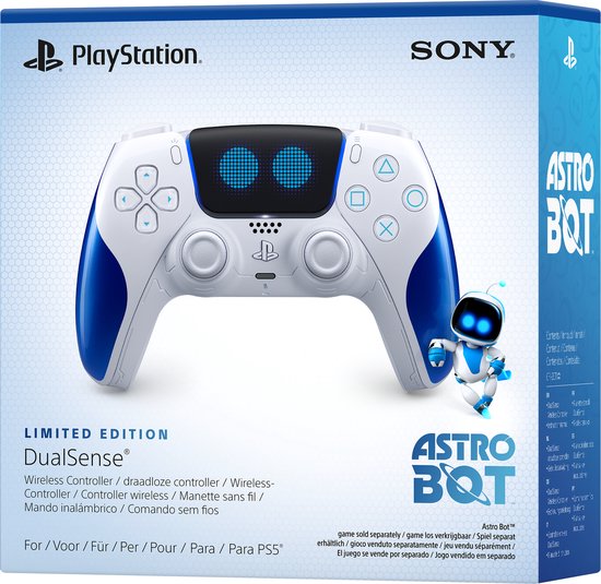 Sony PS5 DualSense draadloze controller - Limited Astrobot Edition