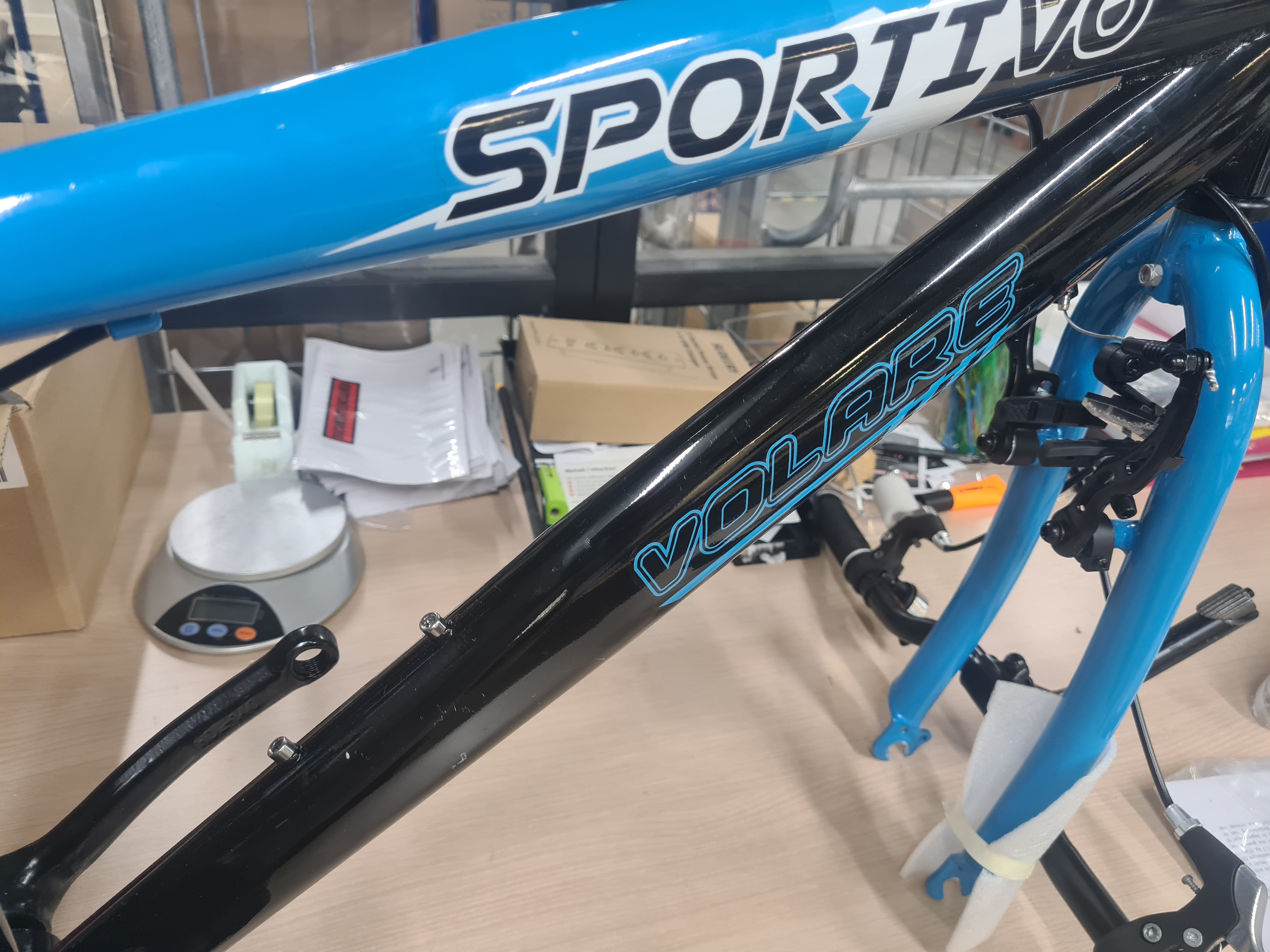 Volare Sportivo Kinderfiets - Jongens - 26 inch - Blauw Zwart - Twee Handremmen
