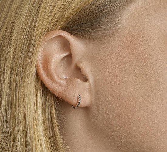 The Jewelry Collection - Klapoorringen - Zilver - 12 mm