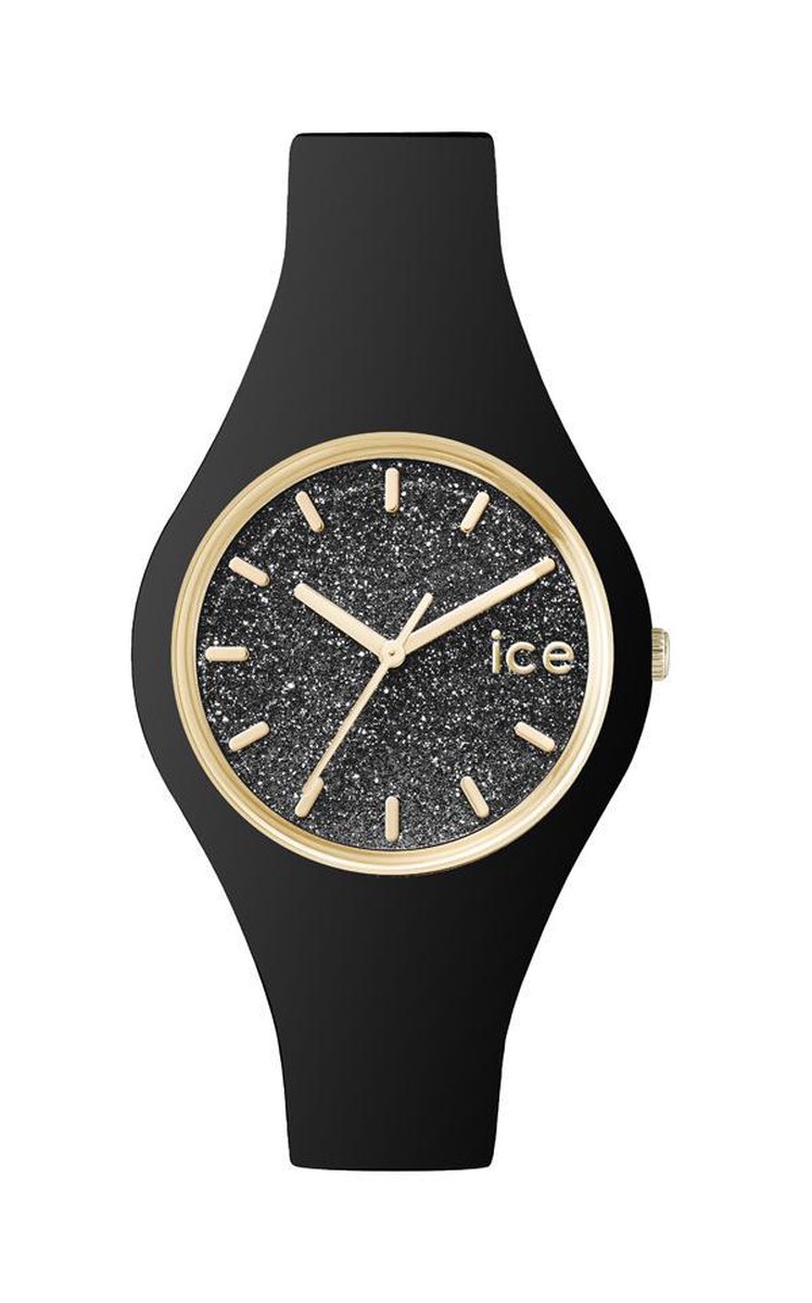 Ice Watch IW001349 ICE glitter Horloge - Siliconen - Zwart - 34mm