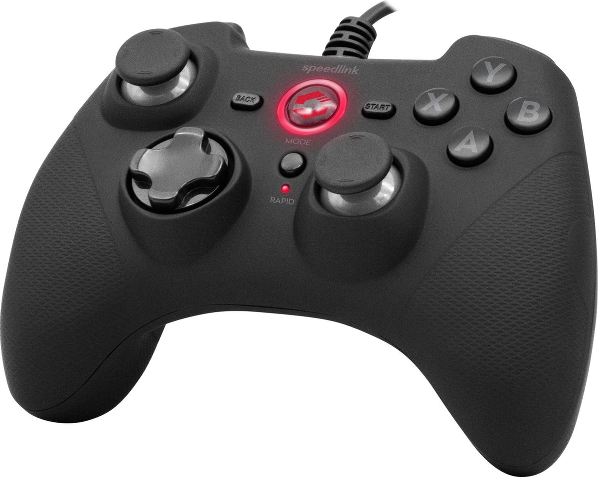 Speedlink RAIT Gaming Controller - Zwart - PC/Switch