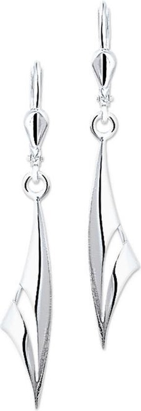 The Jewelry Collection - Oorhangers Brisur Haak - Zilver