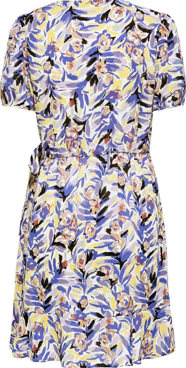 ONLY ONLALBERTA S/S WRAP DRESS WVN Dames Jurk - Maat XS