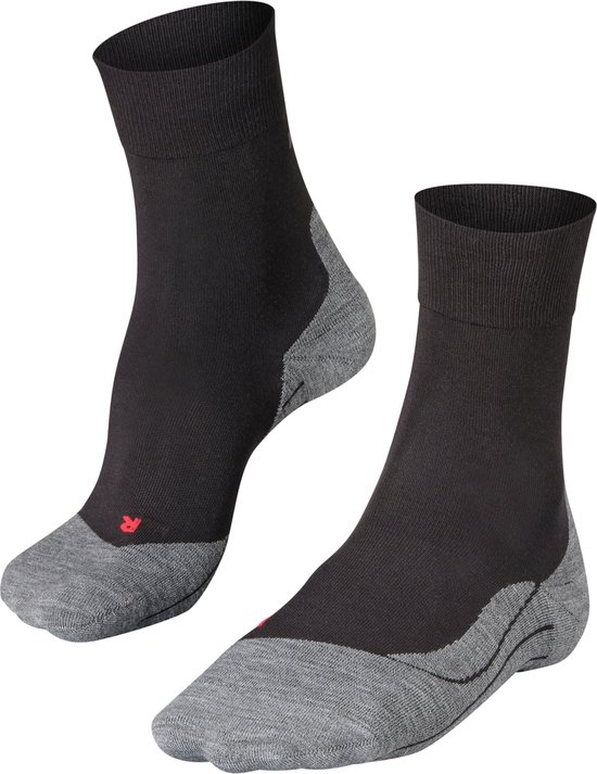 FALKE RU4 Maat 46- 48  anti-blaar katoen functioneel materiaal hardloopsokken heren zwart
