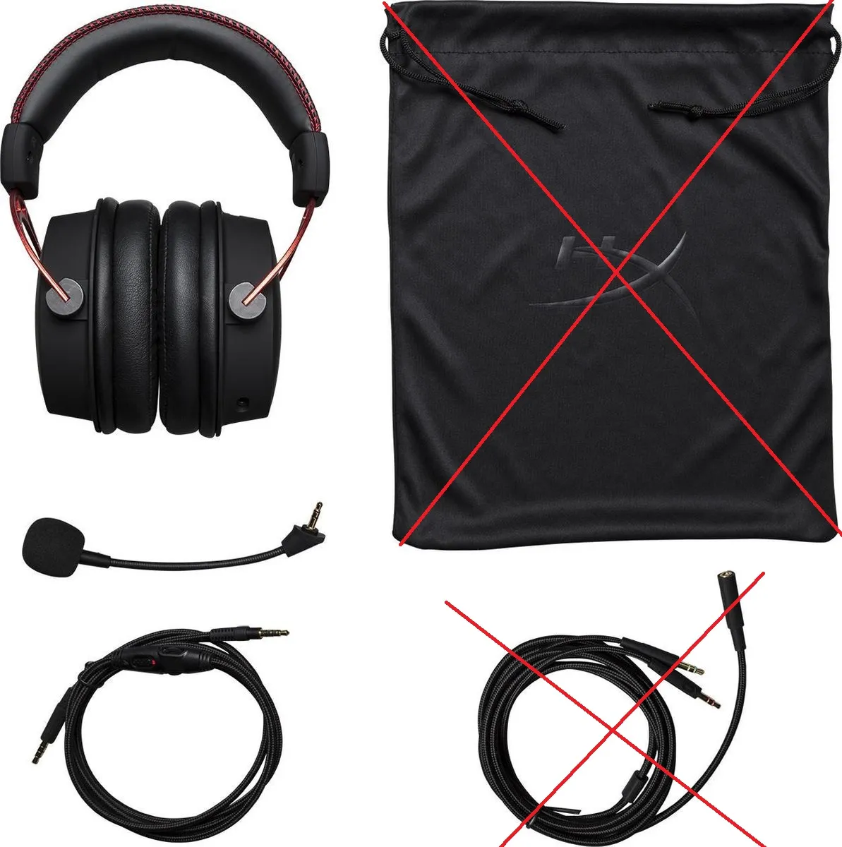 HyperX Cloud Alpha Pro Gaming Headset - PC - Zwart/Rood