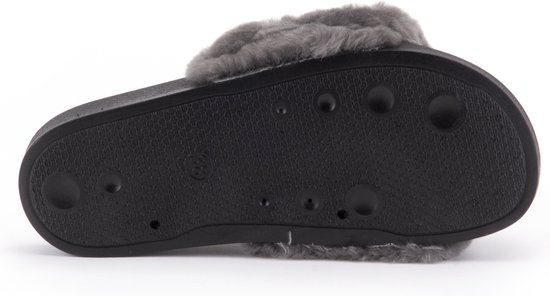Warmbat Barlee - maat 40 - Dames Slippers - Dark Grey