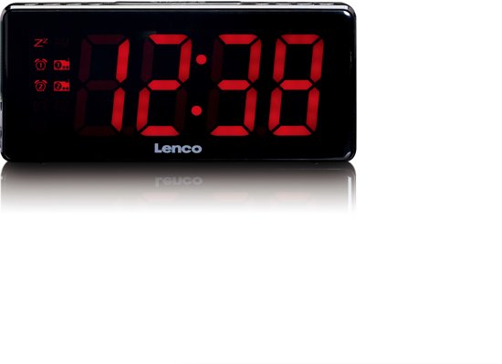 Lenco Klokradio CR-30 Dual BK
