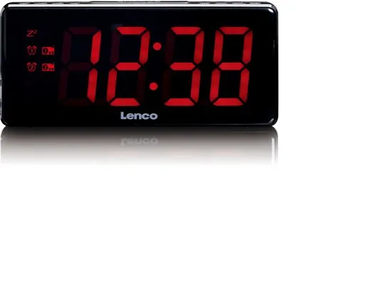 Lenco Klokradio CR-30 Dual BK