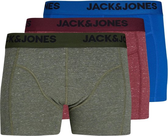 boxer shorts, ondergoed, unie kleur, elastische tailleband, drie-stuks verpakking