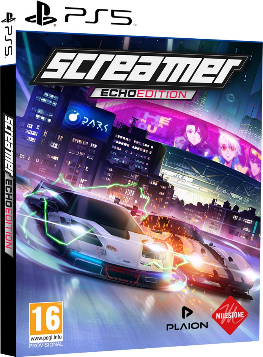 PS5, scenemt, Echo Edition, racing cars, video game box