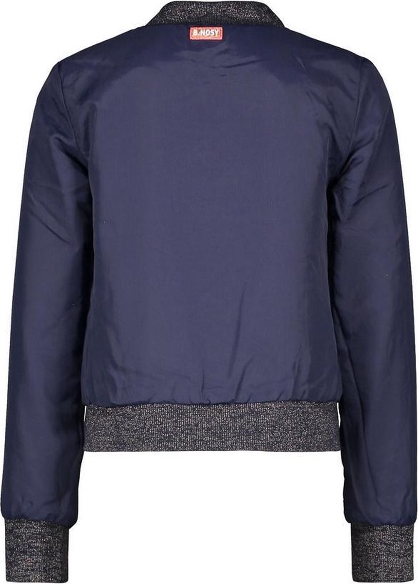 B. Nosy Kids - Maat 104 -  Meisjes Jas - Pewter