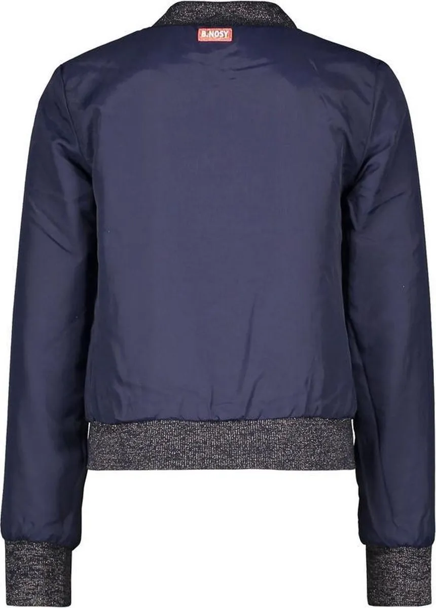 B. Nosy Kids - Maat 104 -  Meisjes Jas - Pewter