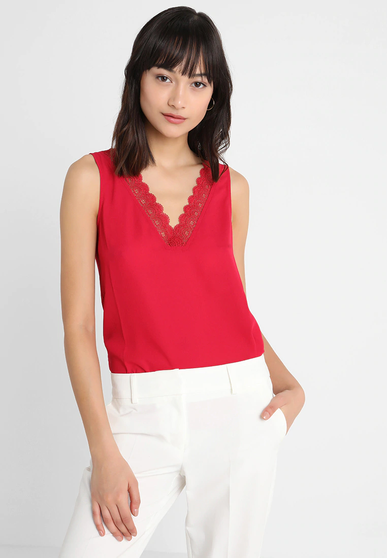 Anna Field blouse rood Maat S