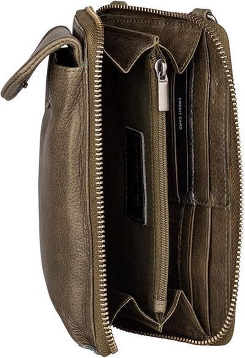 Burkely Just Jackie Phone Wallet Crossbodytas - Groen