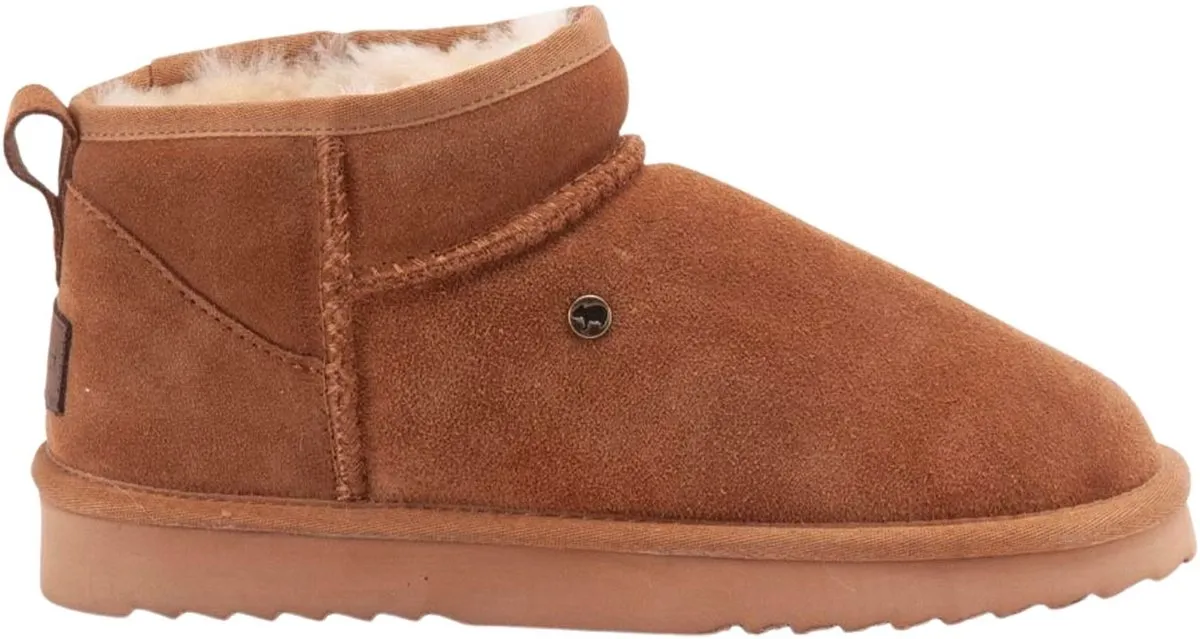 suede, instapschoen, slip-on, bontvoering, platsole
