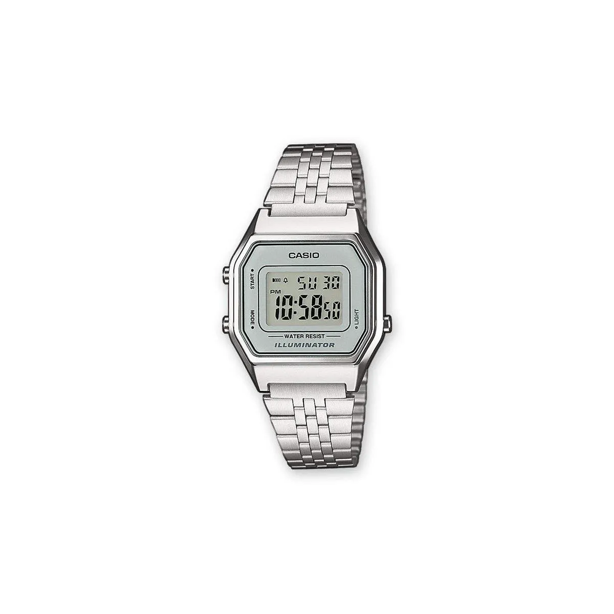 Casio Vintage LA680WEA-7EF Dameshorloge 30 mm - Zilverkleurig